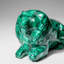 Genuine Polished Malachite Lion Carving (4.2 lbs)