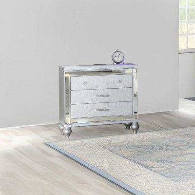 Table de chevet 3 tiroirs Sterling