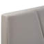 Grand lit plateforme tapissier en velours avec grand tiroir et rangement - Beige