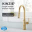 Robinet de cuisine à poignée simple Kinzie-53750135