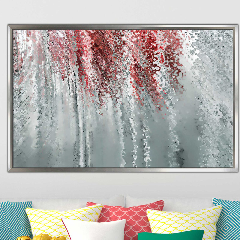 " Answer " by Mark Lawrence, 27.5" H x 43.5" W x 2" D, Silver Floater Frame