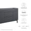 Base de meuble-lavabo simple 48 po Modway Render-670667280