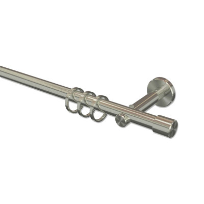 Arvin Stainless Steel 1.6cm Curtain Pole Set