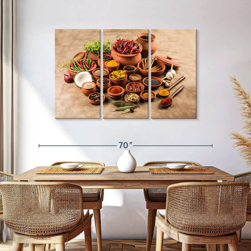 Yarlin Indian Spices, 36" H x 57" W