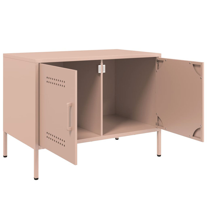 Alejandria TV Stand for TVs up to 24", Antique Pink/Pink