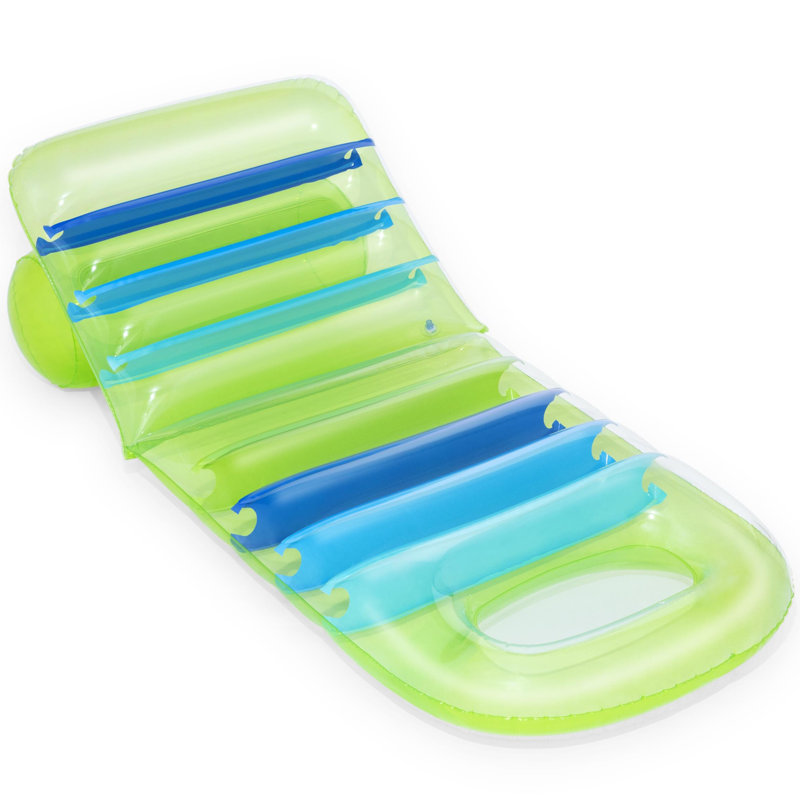 Bestway H2OGO! Flotteur de piscine réglable - Fauteuil gonflable de détente de 63 po, assise et allongée, ouverture par immersion
