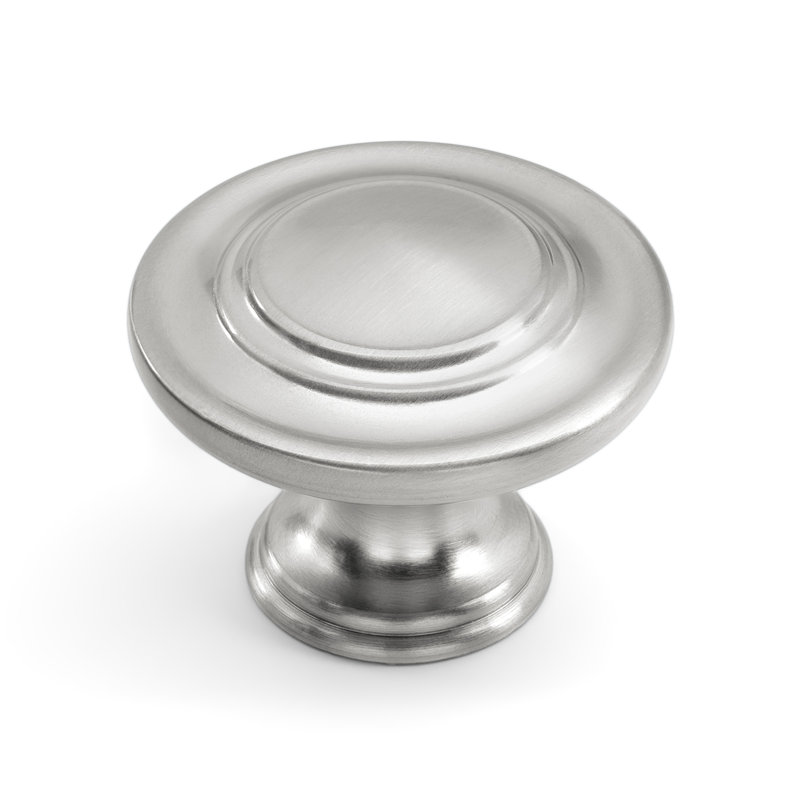 Paquet multiple de poignées rondes 1 5/16 po de diamètre Classic Collection, Nickel satiné