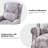 Ariany 30.5" Floral Manual Recliner with Nailheads (Set of 2)-842269337