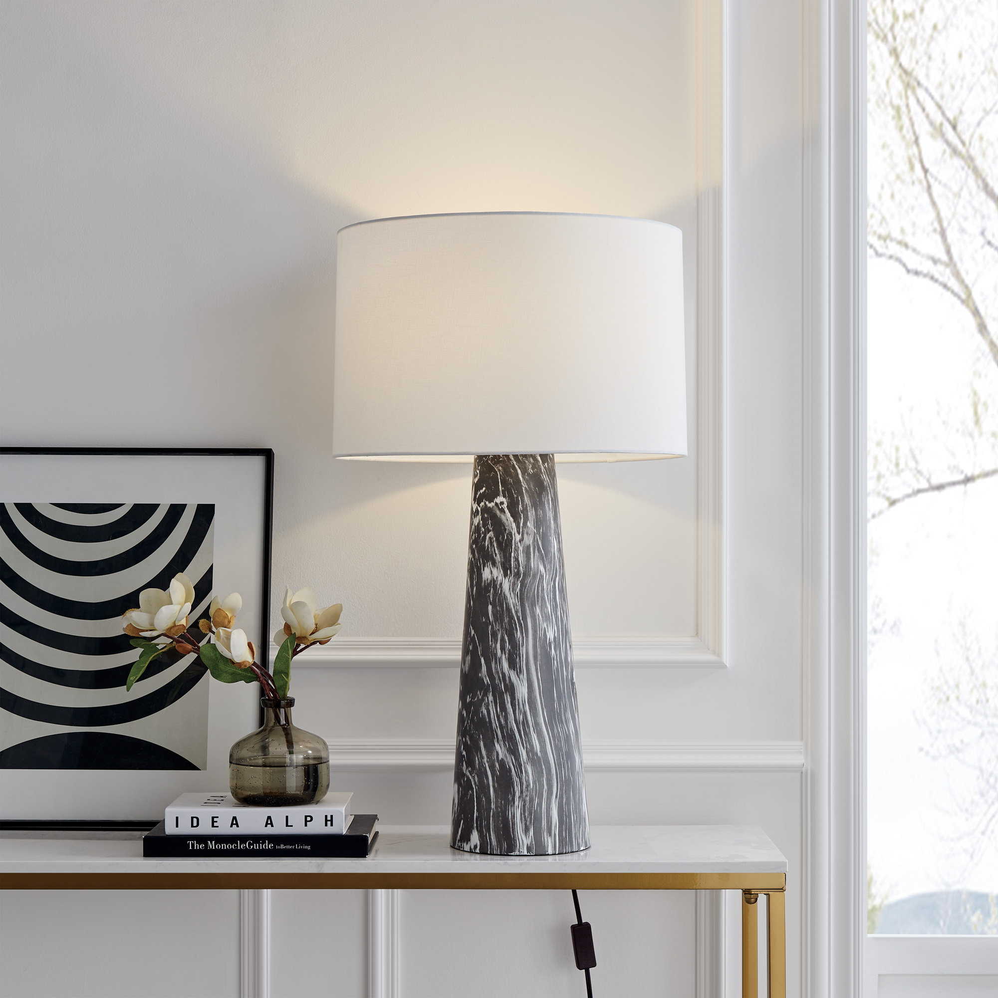 Ivy Bronx Iarlaith Resin Table Lamp & Reviews | Wayfair