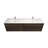84" Wall-Mounted Double Sink Bathroom Vanity Set-70056035