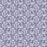 Thorn & Blossom - Violet Indigo Floral Wallpaper