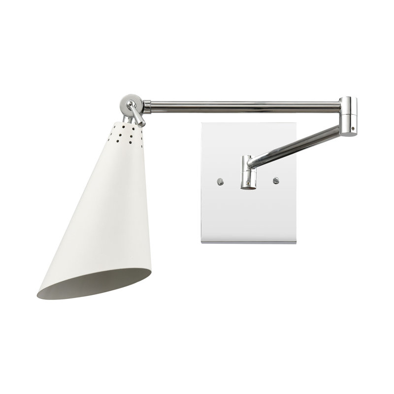 Luca 9'' High 1-Light Sconce - Polished Chrome, Polished Chrome