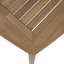 Ensemble repas d'extérieur en acacia Elegant Performance pour rassemblements de patio