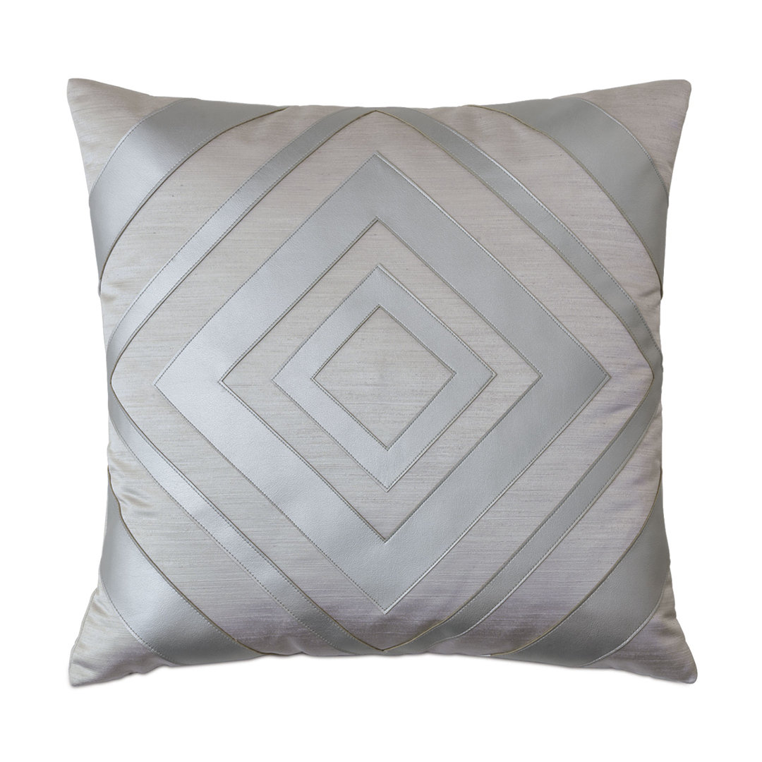 Vionnet Appliqued Throw Pillow Eastern Accents