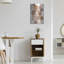 «Boho Beautiful 2 Brown» par Moira Hershey, Ebern Designs, art mural en métal, 16 po x 24 po-28260236