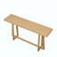 Console, table d'entrée rectangulaire, console d'extérieur pour patio, table de couloir de construction robuste, table de canapé pour le couloir, salon, chambre à coucher et patio-1949986880