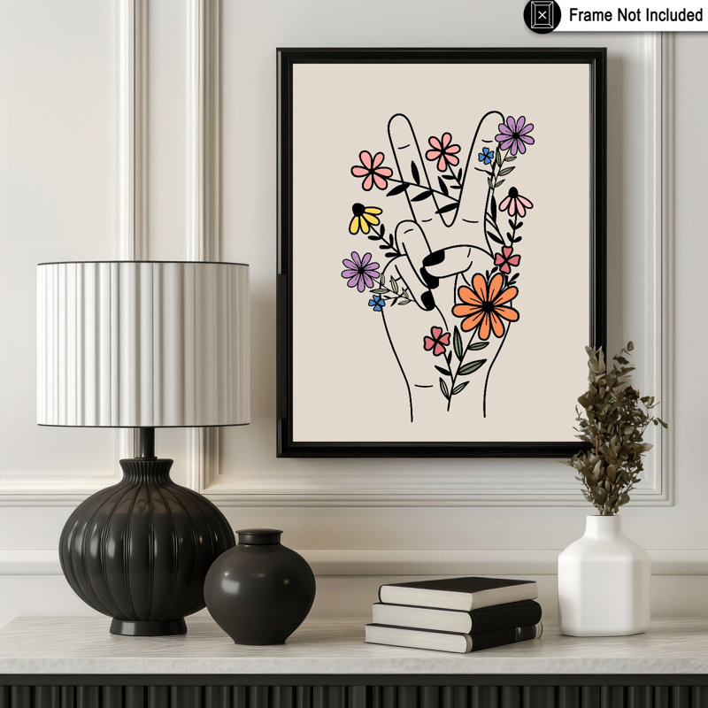 Main de la paix, Unframed, Poster, 18"H x 24"W
