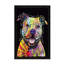 Beware Of Pit Bulls by Dean Russo - Floater Frame Print on Canvas-1971625589-1971625590