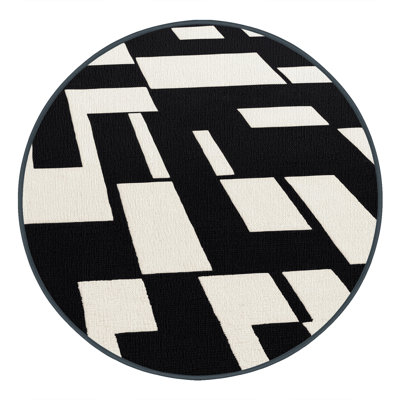 Washable Piano Key Patterns Music Area Rug