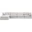 Canapé modulaire réversible en velours Hinesh-87141408