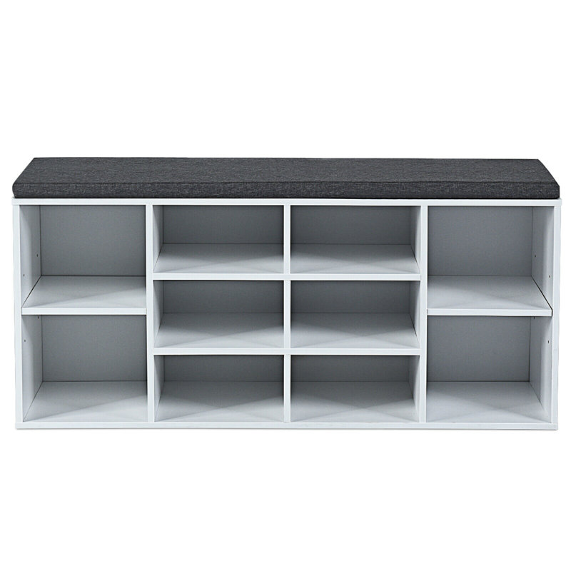 Fehmije 10 Pair Shoe Storage Bench