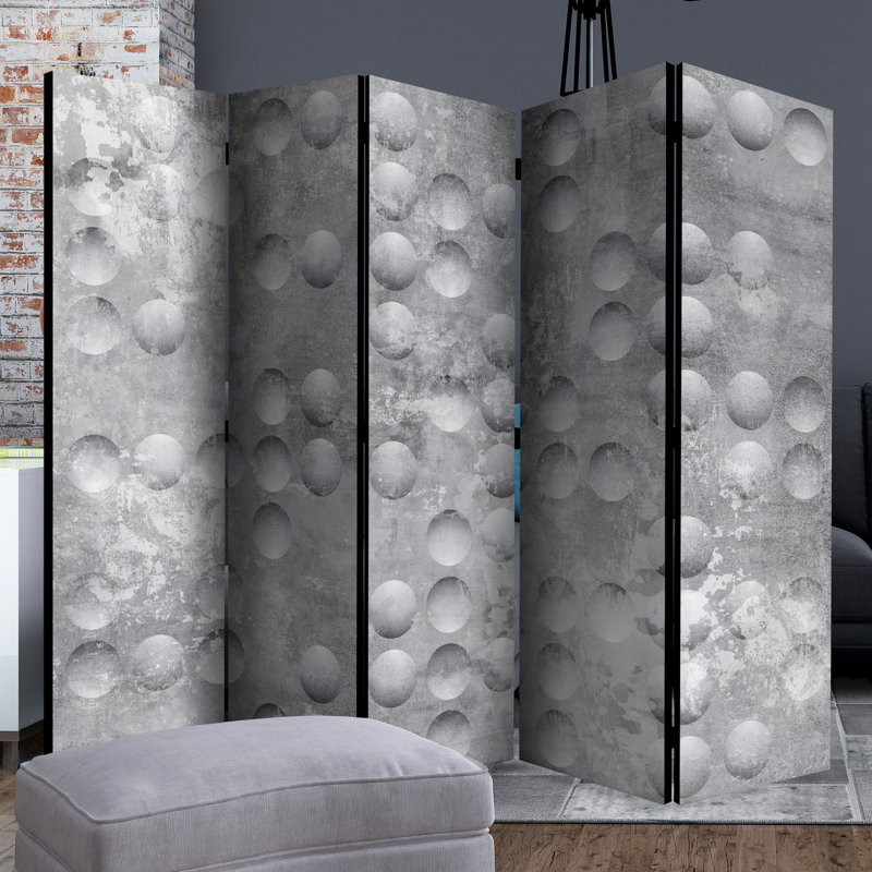 Chesterton 172cm H Solid Wood Folding Room Divider, 5