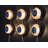 Orbit Wood Plug-in Flush Mounted Sconce