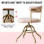 Chaise de coiffeuse pivotante-1696202883