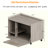 Gray Cat Litter Box Enclosure
