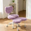 Fauteuil de méditation artificiel à poils de lapin plus, fauteuil à pieds croisés avec roulettes, fauteuil TDAH, fauteuil de bureau Criss