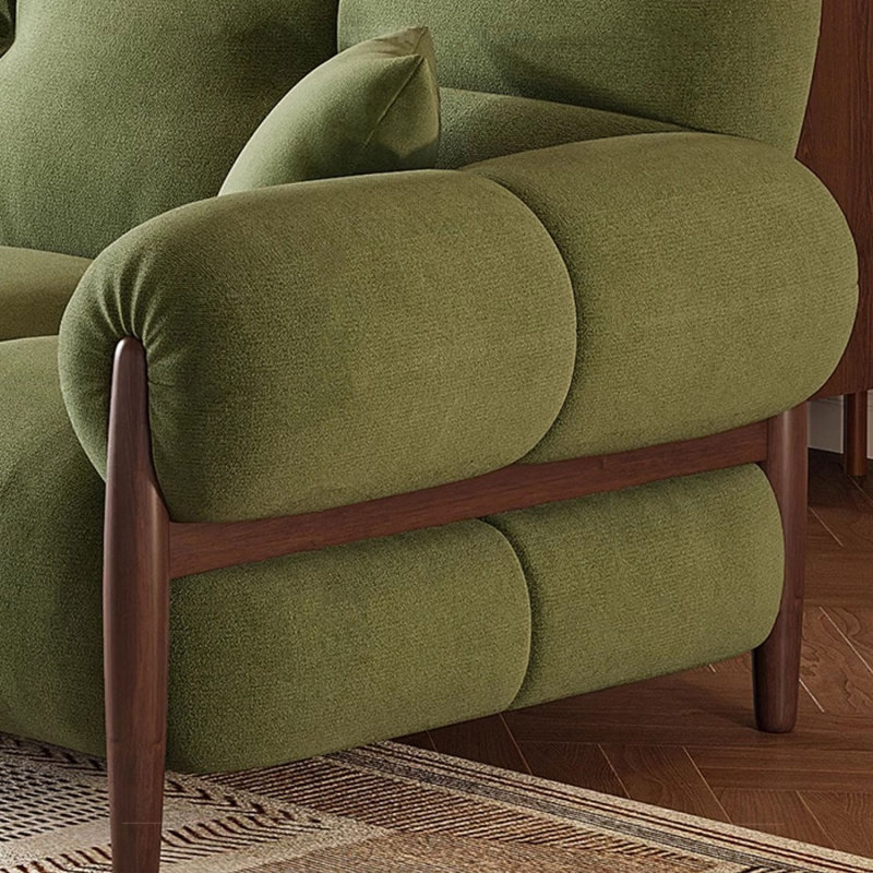 Causeuse-coussin en polyester vert standard