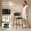 Tabouret de comptoir rembourrÃ© Westhampton avec structure en mÃ©tal massif-1295140720-1278867985