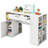 Najha 135cm x 60cm Solid + Manufactured Wood Sewing Table with Sewing Machine Platform