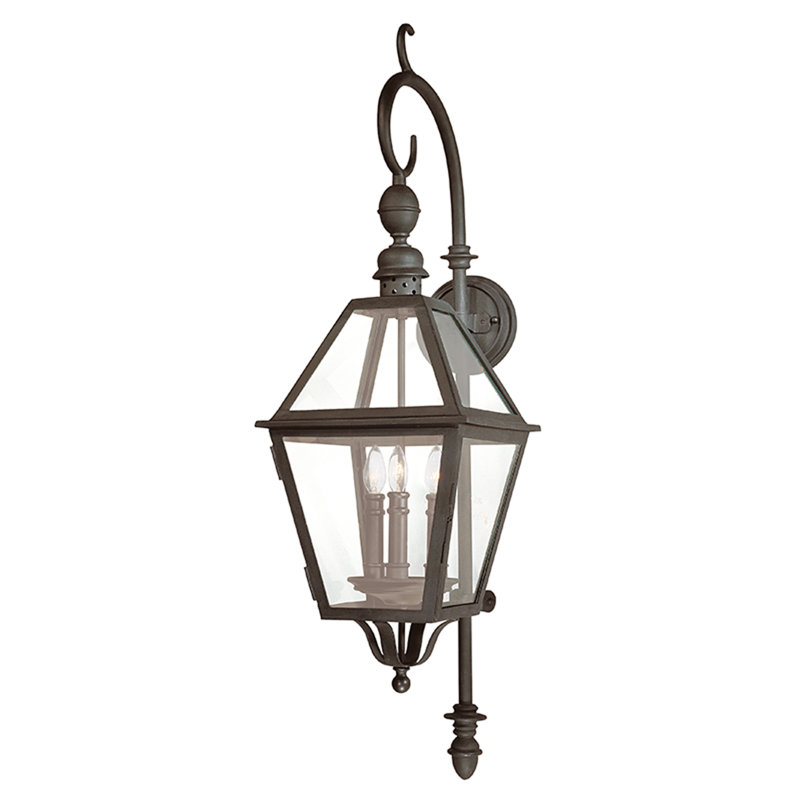 Lanterne murale d'extérieur 3 lumières Townsend, H 39,5 po x l 11 po