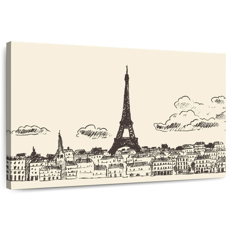 Nicci Paris Skyline Sketch