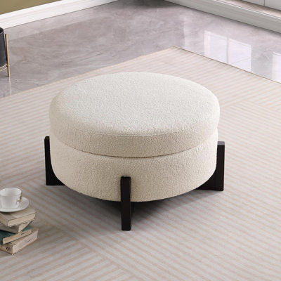 Repose-pieds beige