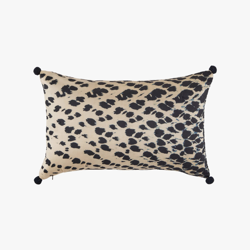 Indigo Seas Shibori Waves Pillow Cover & Insert
