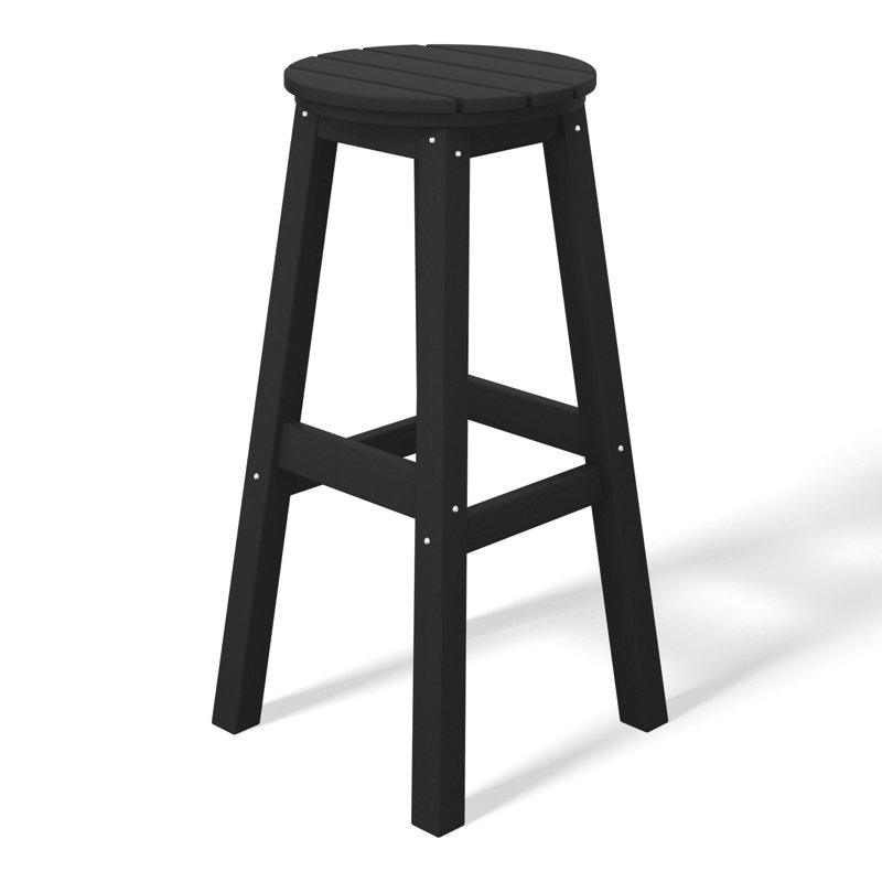Tabouret d'extérieur Laguna, Noir, 29"
