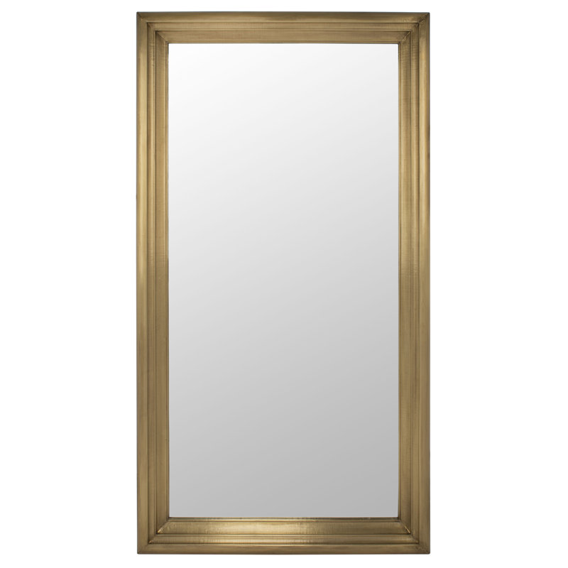 Antke Engineered Wood Mirror, Brass, 78" x 42"