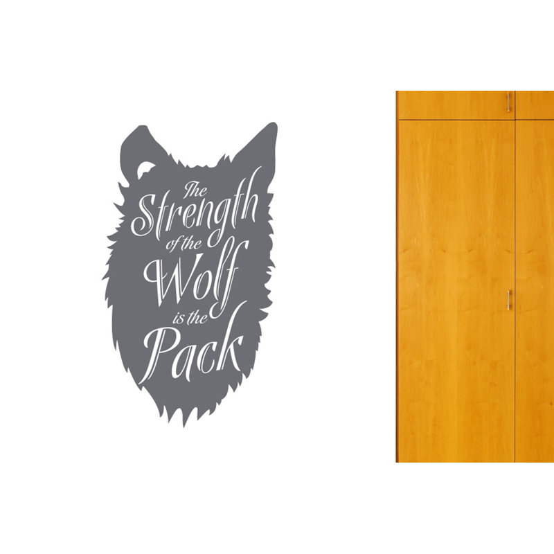 Wall Decal, Grey, Large