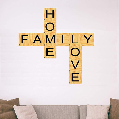 Text & Numbers Wall Decal