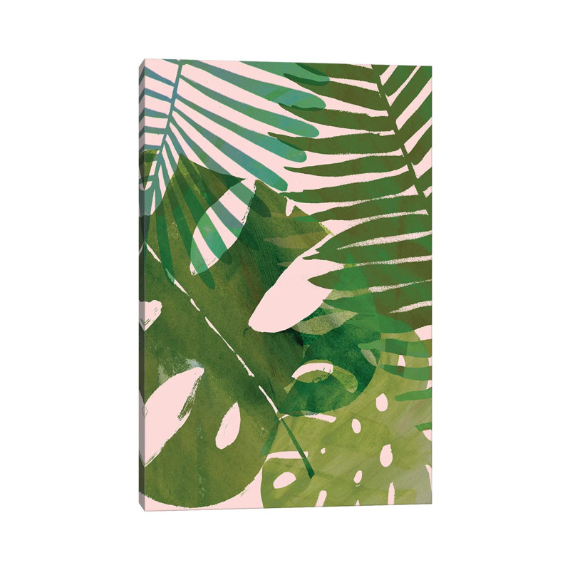 Tropical Tangle II by Victoria Borges - Wrapped Canvas Painting, 101.6 cm H x 66.04 cm W x 1.91 cm D