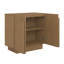 Armoire d'appoint à 2 portes en bois massif Eastampton (ensemble 2 pièces)-1334883851