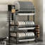 Carbon Steel Rectangle Utensil Storage Set