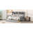 Elegant Size Daybed In Gray, Wood Slat Base, Bedside Shelf & 2 Drawers - Multi-Purpose For Home Interior Supported Structure, Multi-Functional Decor-18483591-18483589