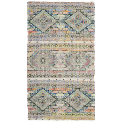 Amanda Hand Loomed Performance Geometric Rug