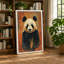 Panda Portrait Modern - Wrapped Canvas-1385333217-1385333228