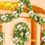 30 cm in. Lighted Fresh Faux Garland
