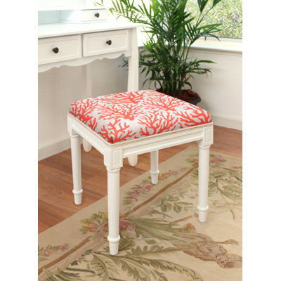 Abelardo Solid Wood Accent Stool