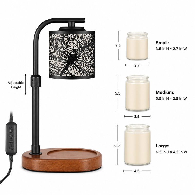 Lampe chauffe-bougie Dragonfly